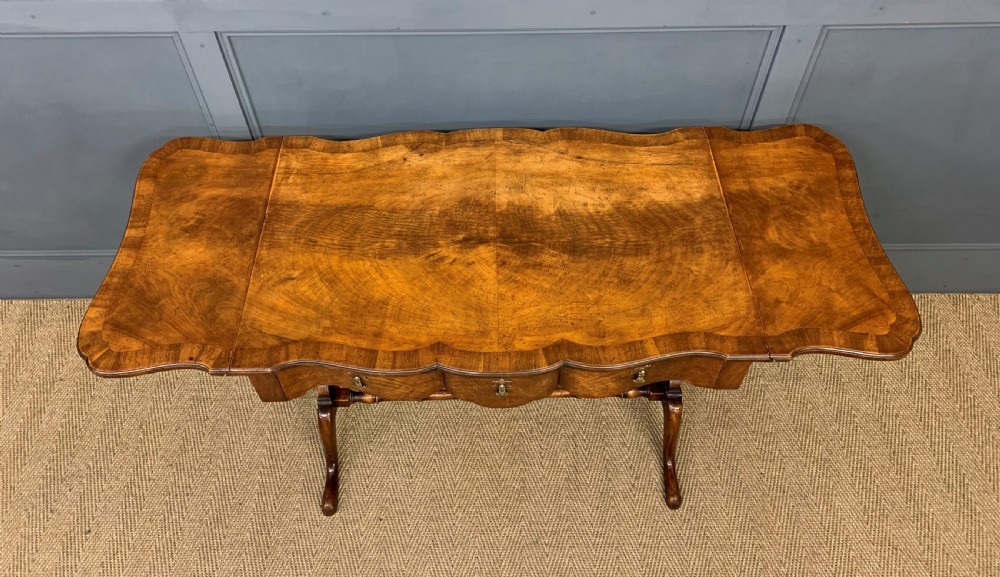 Burr Walnut Sofa Table View III