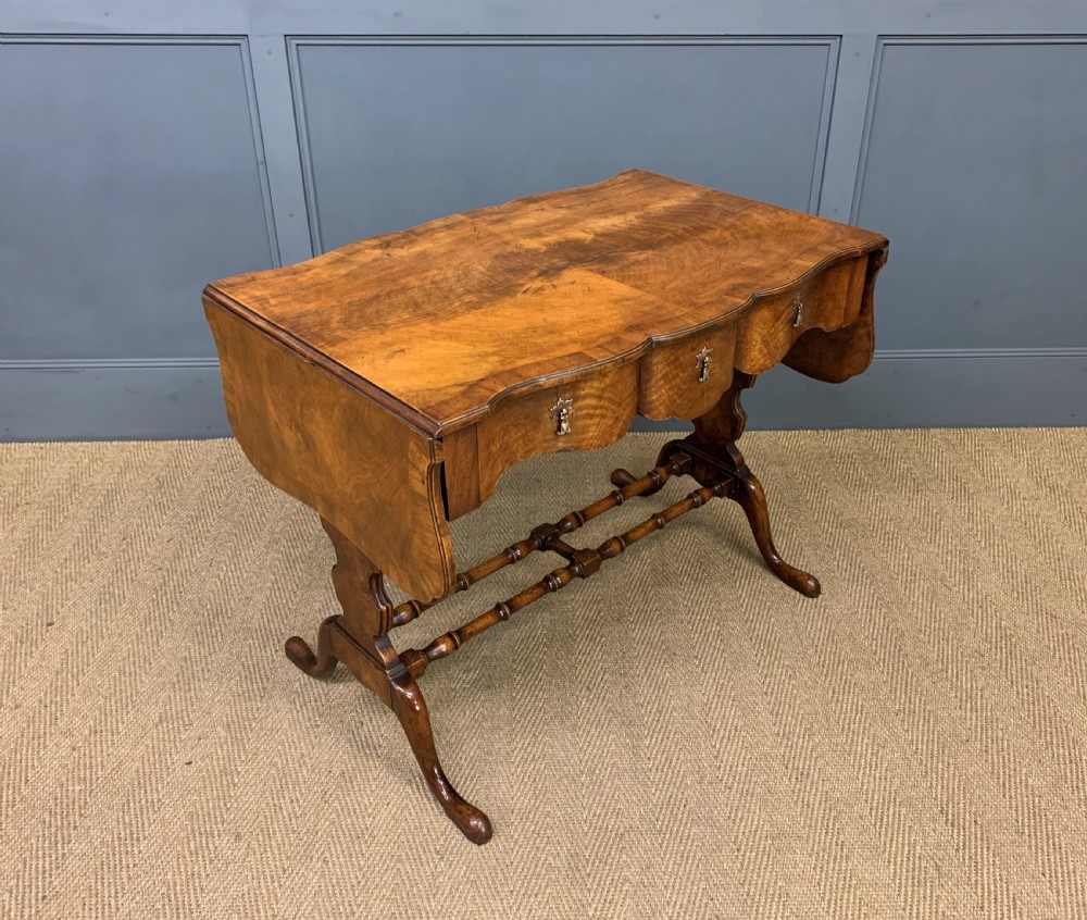 Burr Walnut Sofa Table View V