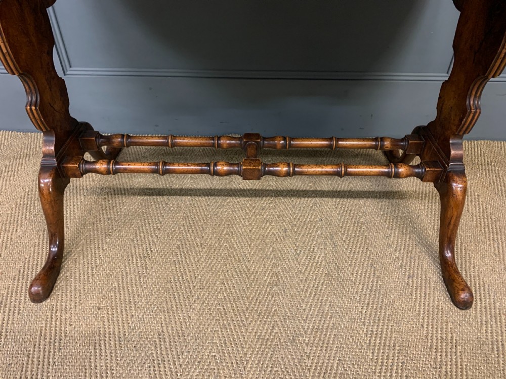 Burr Walnut Sofa Table View XI