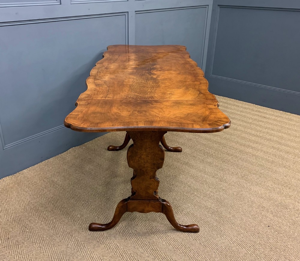 Burr Walnut Sofa Table View XV