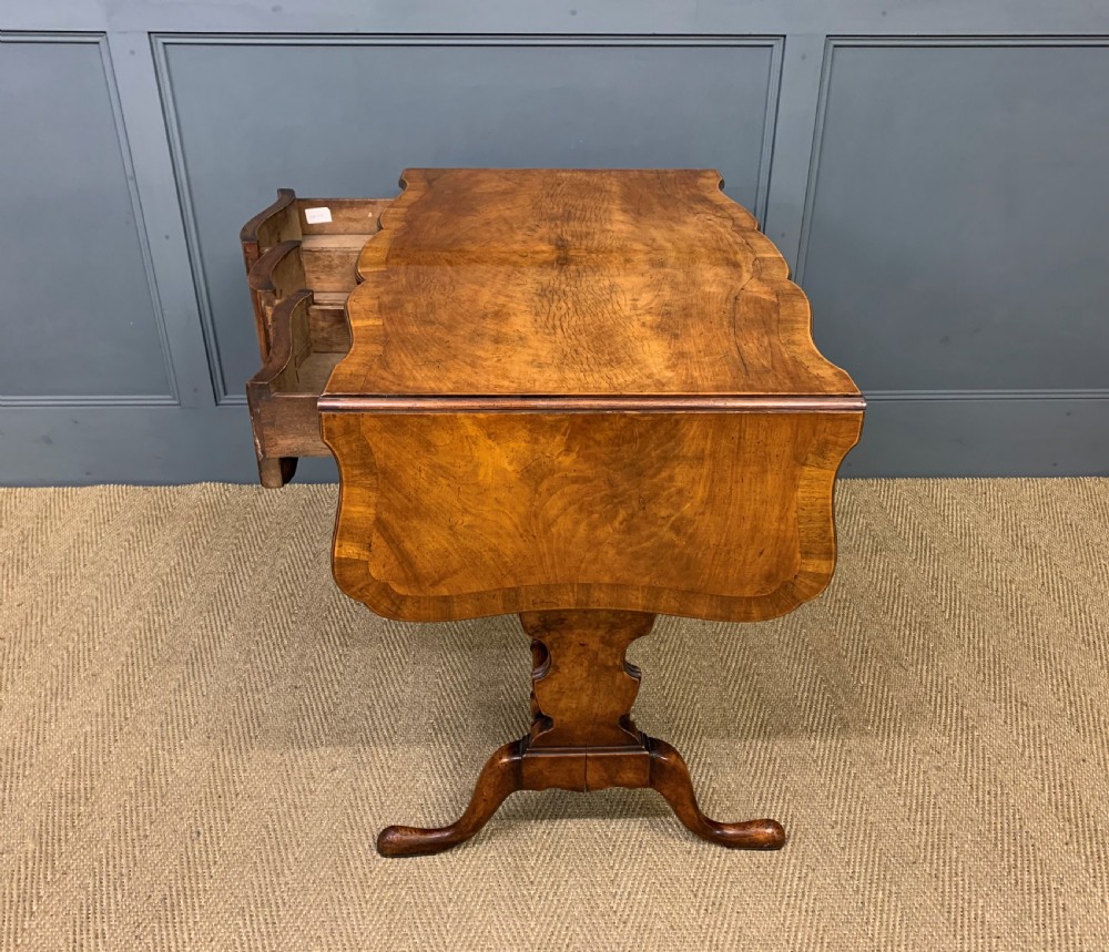 Burr Walnut Sofa Table View XX
