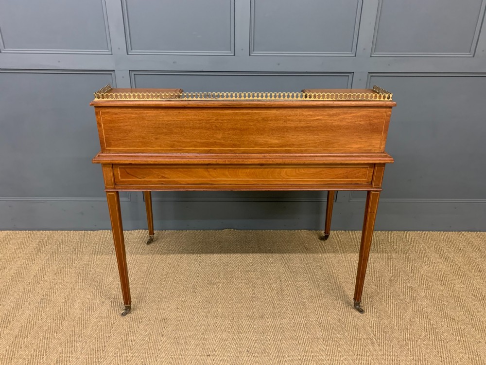 Inlaid Mahogany Writing Desk by Edwards and Roberts View XXI