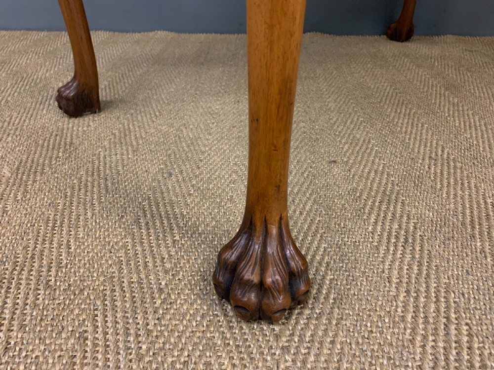 Queen Anne Style Burr Walnut Writing Table View XIII