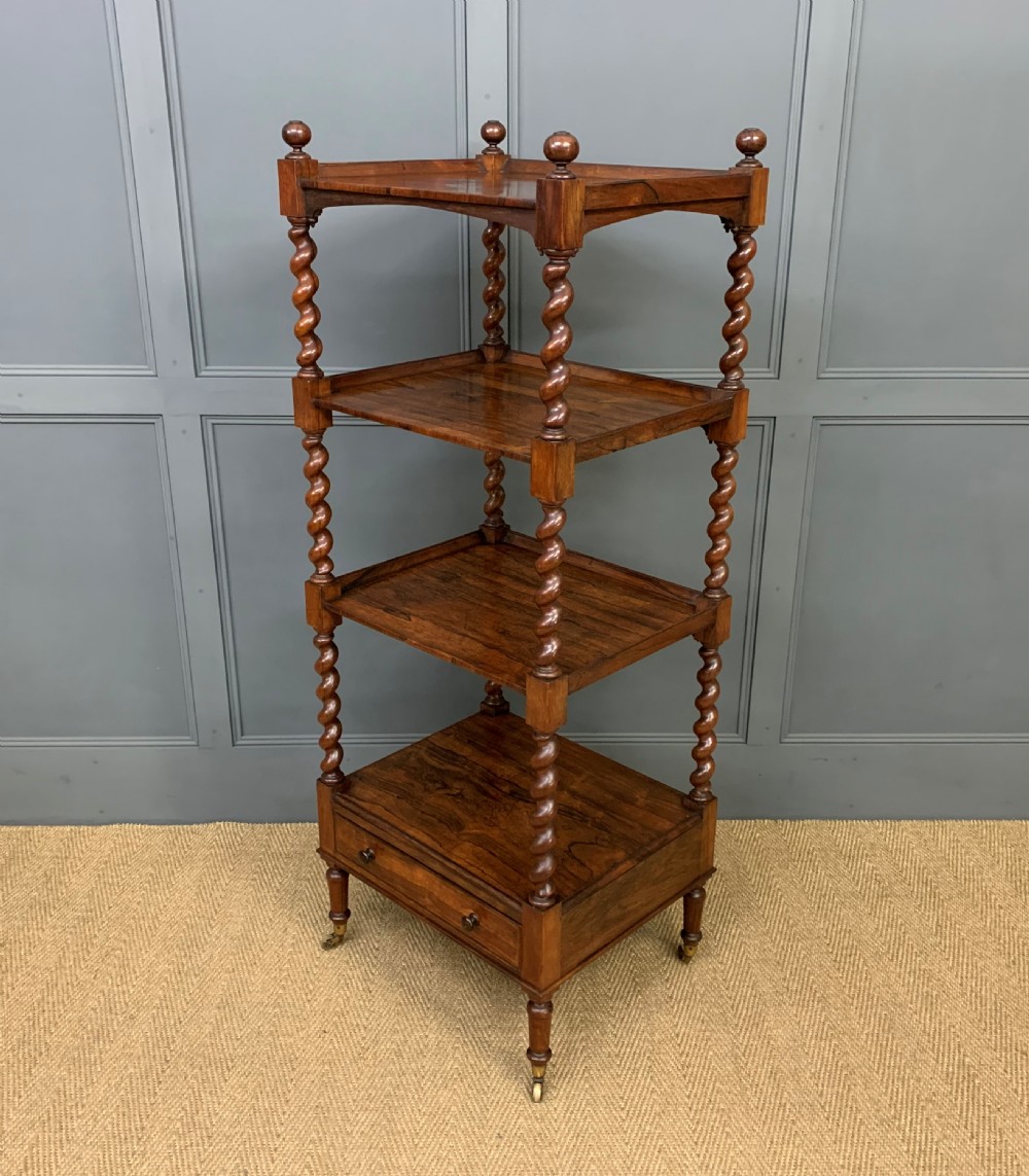 Victorian Rosewood Whatnot