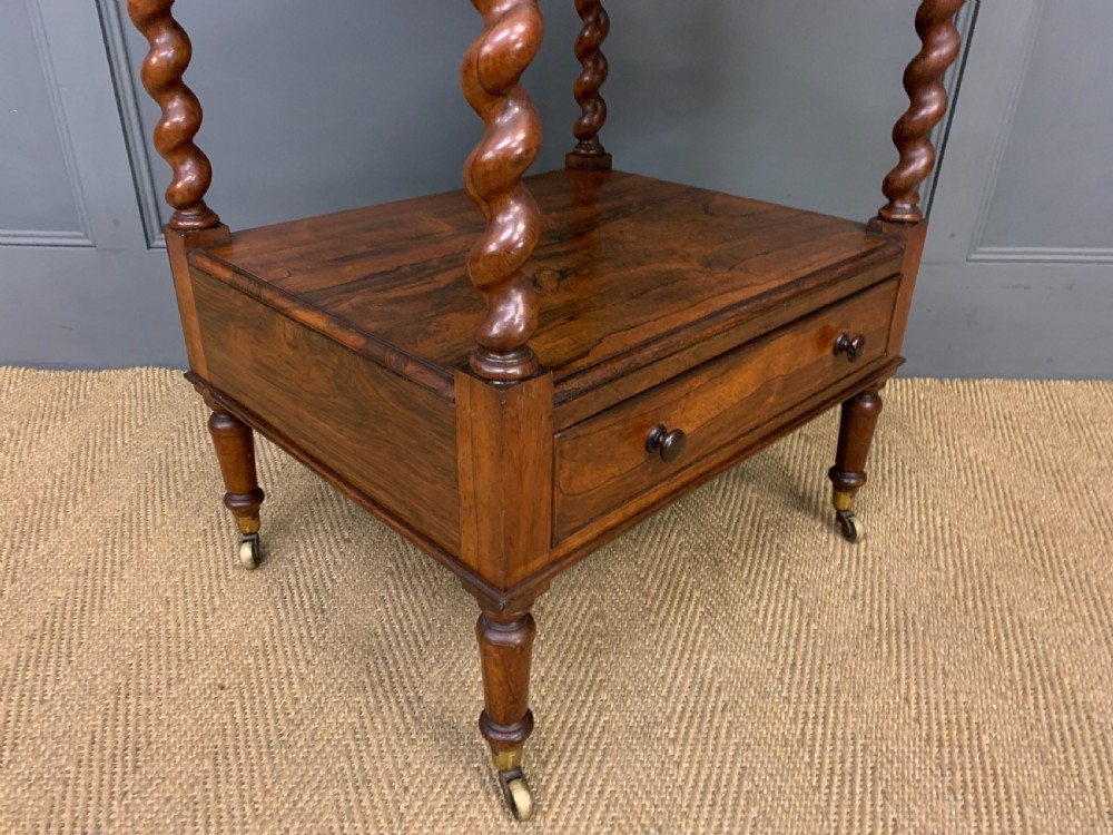 Victorian Rosewood Whatnot View IV