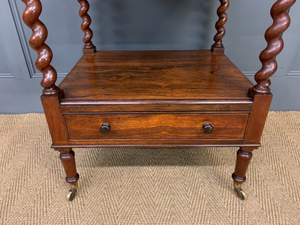 Victorian Rosewood Whatnot View VI