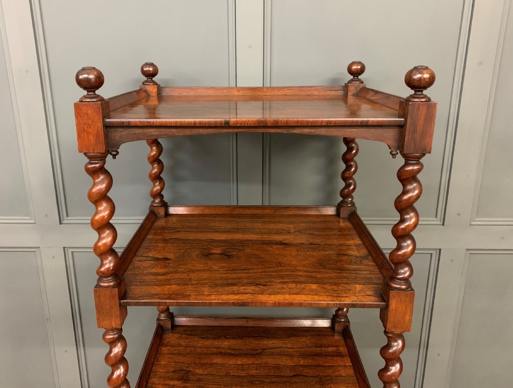 Victorian Rosewood Whatnot View VIII