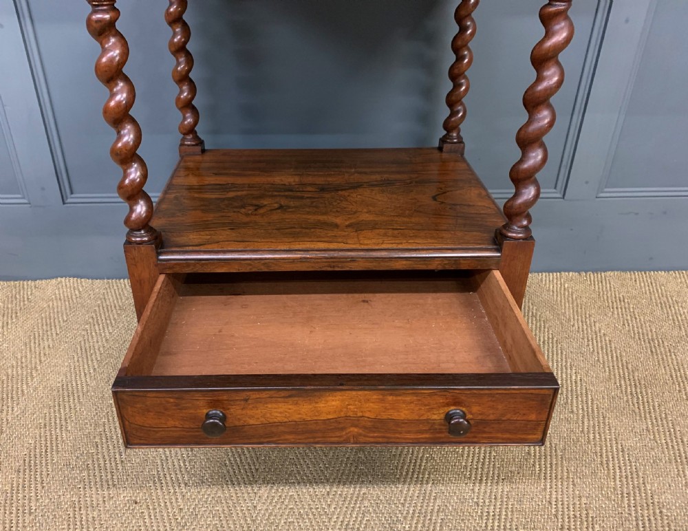 Victorian Rosewood Whatnot View IX