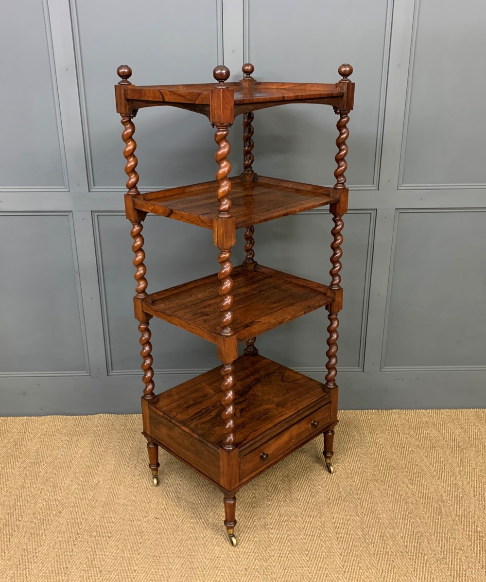Victorian Rosewood Whatnot View X