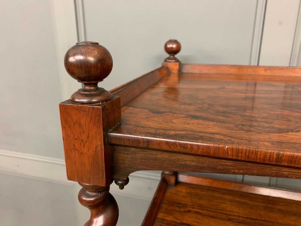 Victorian Rosewood Whatnot View XII