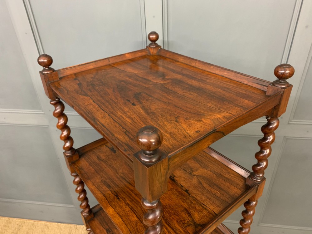 Victorian Rosewood Whatnot View XIV