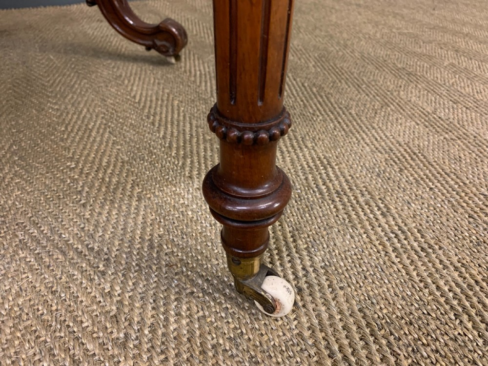 Large Victorian Burr Walnut Sutherland Table View XII