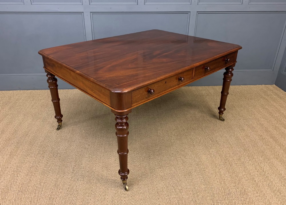 Victorian Mahogany Partners Writing Table