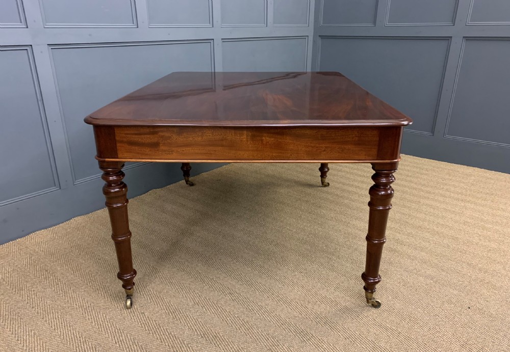 Victorian Mahogany Partners Writing Table View XV