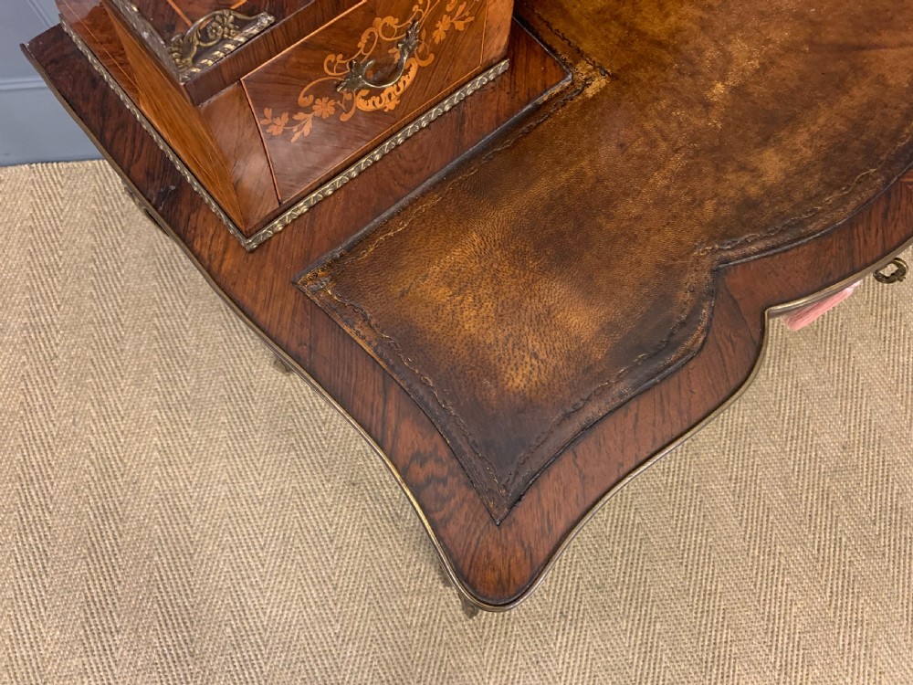 Late 19th Century Inlaid Kingwood Bonheur Du Jour View V