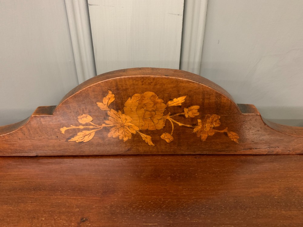 Edwardian Inlaid Mahogany Bonheur Du Jour View VII