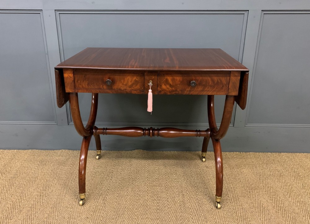 19th Century Mahogany Sofa Table View VI