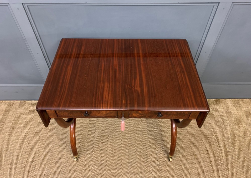 19th Century Mahogany Sofa Table View VII
