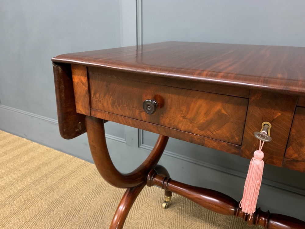 19th Century Mahogany Sofa Table View VIII