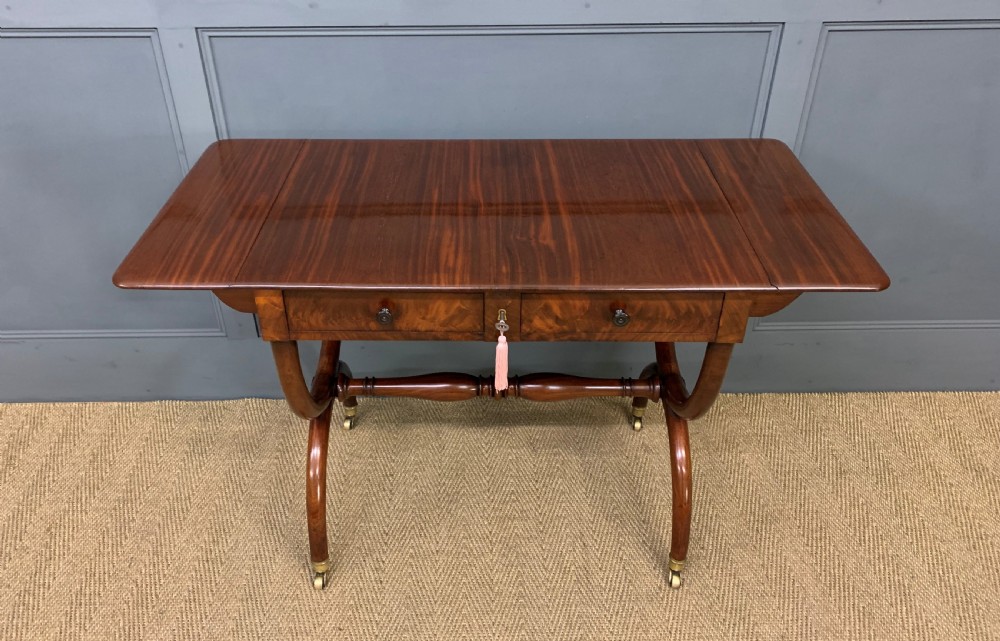 19th Century Mahogany Sofa Table View XII