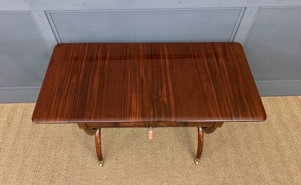 19th Century Mahogany Sofa Table View XIII
