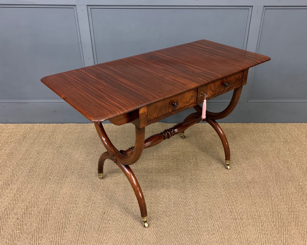 19th Century Mahogany Sofa Table View XIV