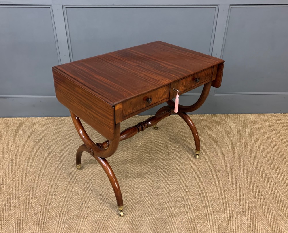 19th Century Mahogany Sofa Table View XVIII