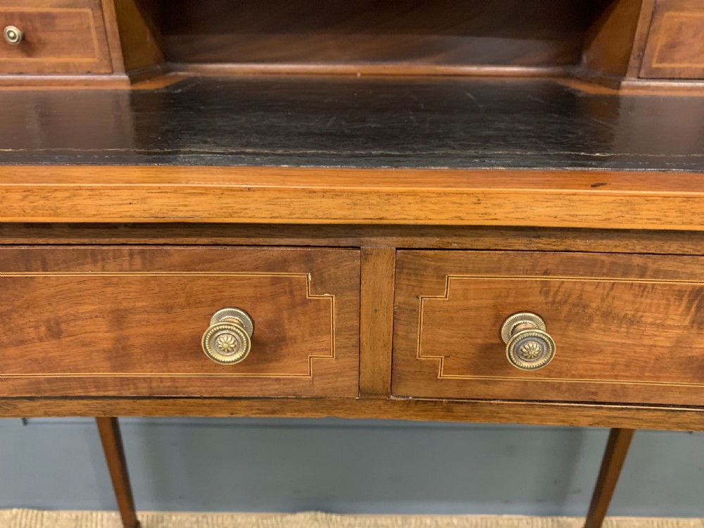 Edwardian Inlaid Mahogany Writing Desk View XV