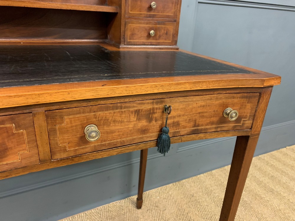 Edwardian Inlaid Mahogany Writing Desk View XVI