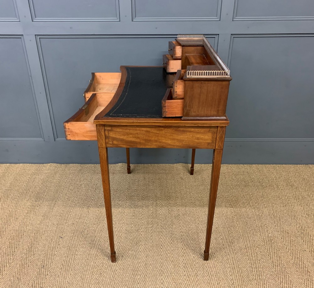 Edwardian Inlaid Mahogany Writing Desk View XX