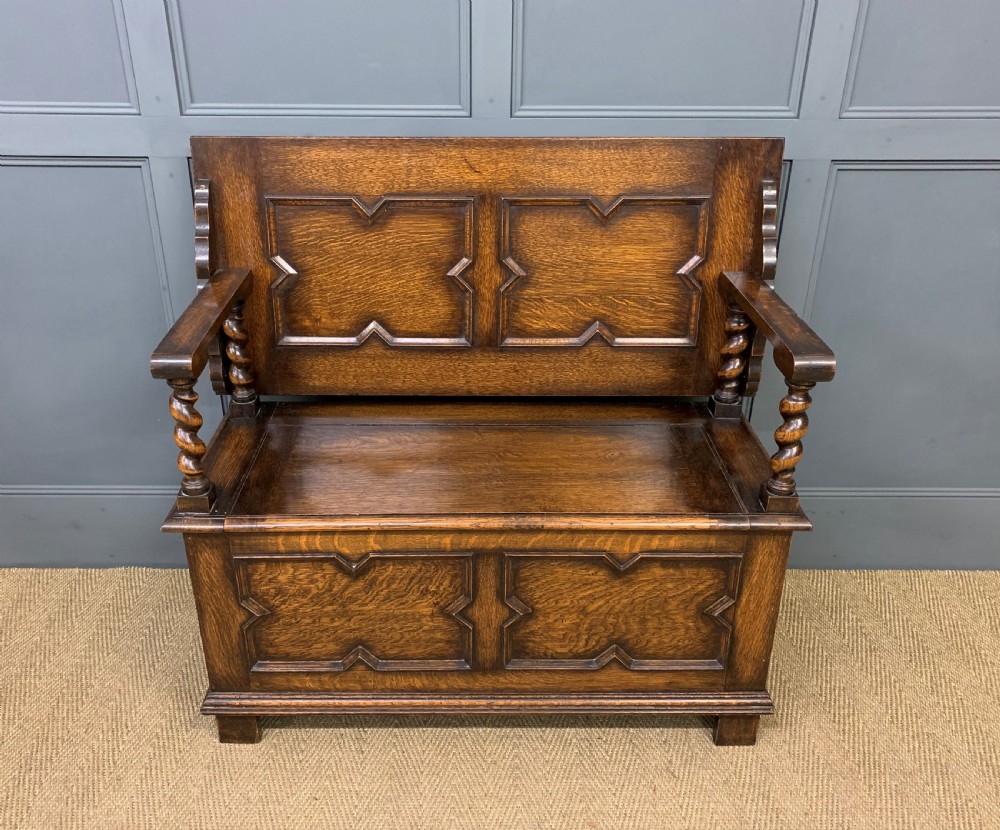 Oak Monks Bench View III
