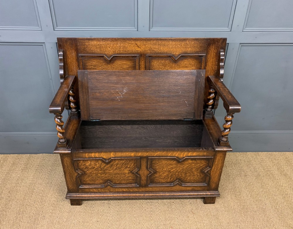 Oak Monks Bench View IV