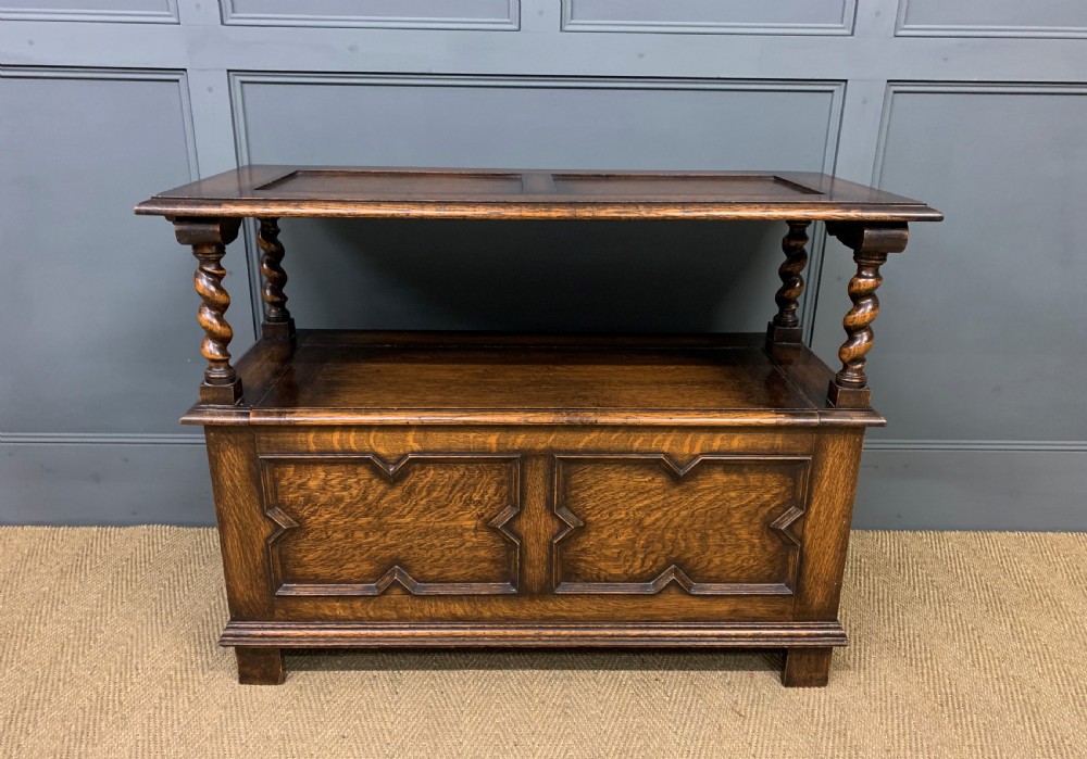 Oak Monks Bench View VII