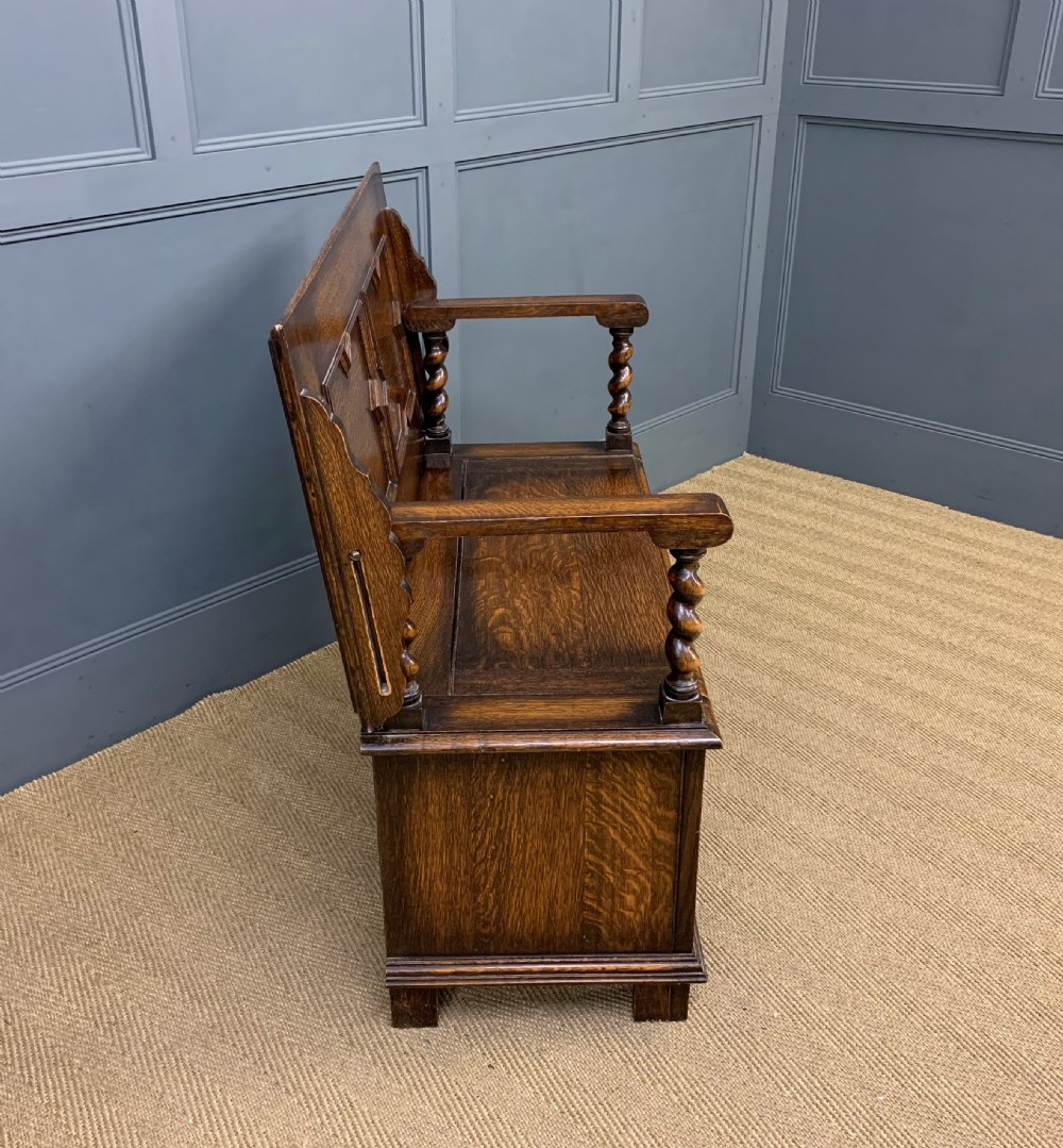 Oak Monks Bench View VIII