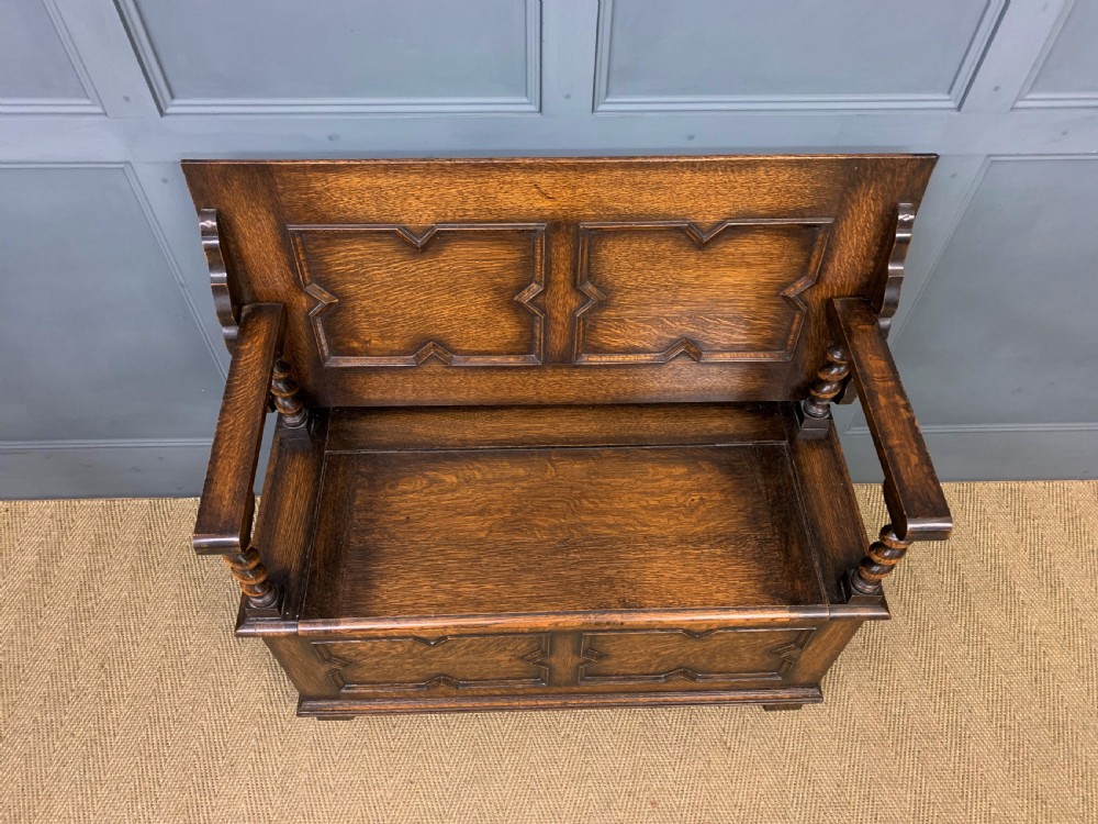 Oak Monks Bench View IX