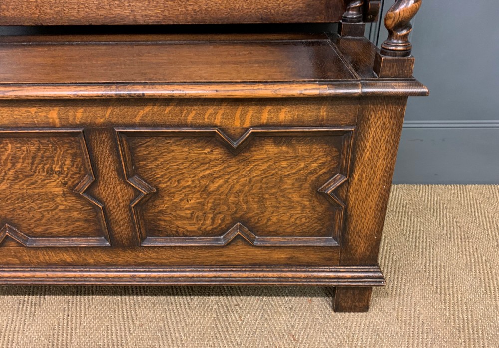 Oak Monks Bench View XI