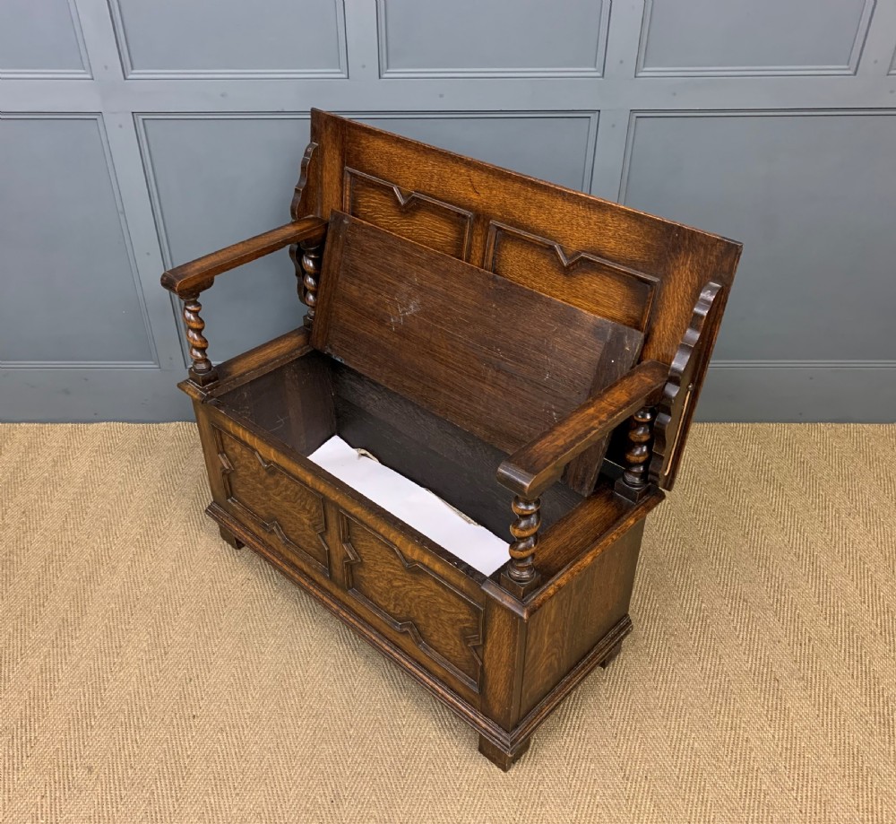 Oak Monks Bench View XIII