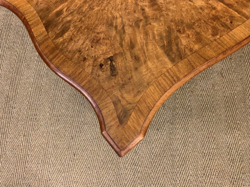Burr Walnut Coffee Table View IV