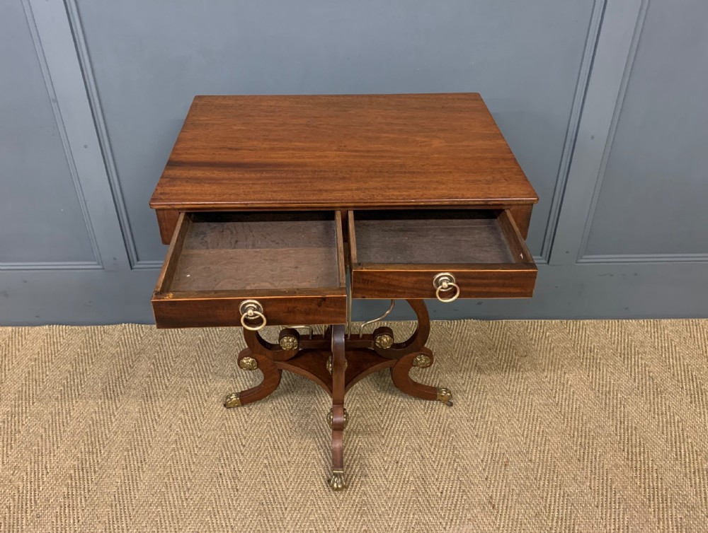Mahogany Lamp Table View III