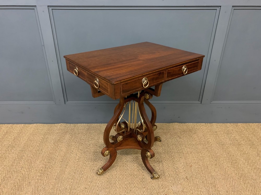 Mahogany Lamp Table View V