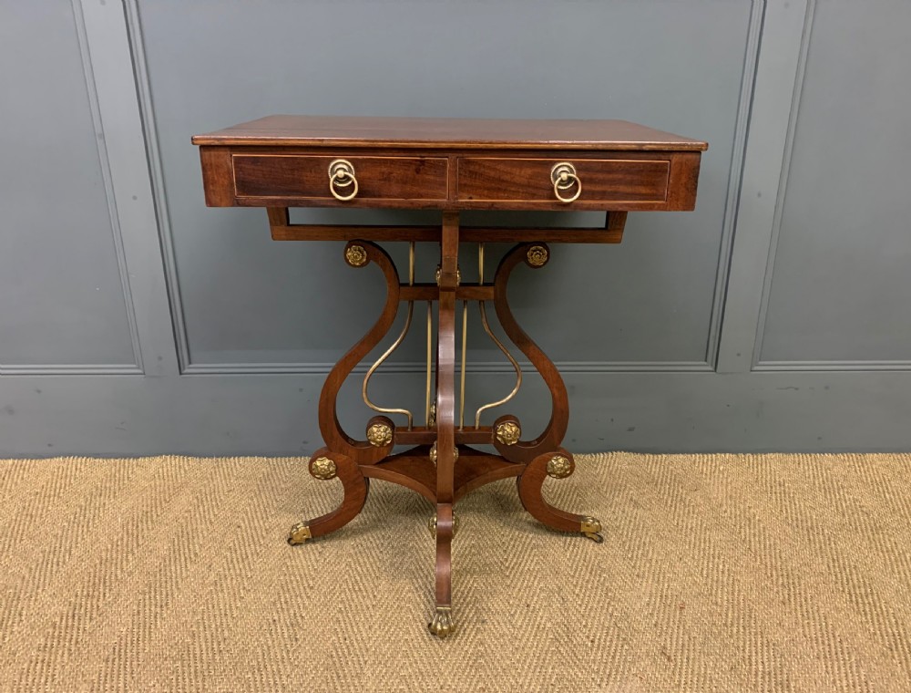 Mahogany Lamp Table View VI