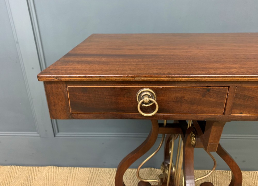 Mahogany Lamp Table View VII