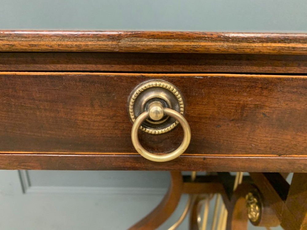 Mahogany Lamp Table View IX