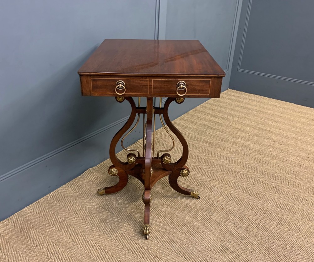 Mahogany Lamp Table View XIII