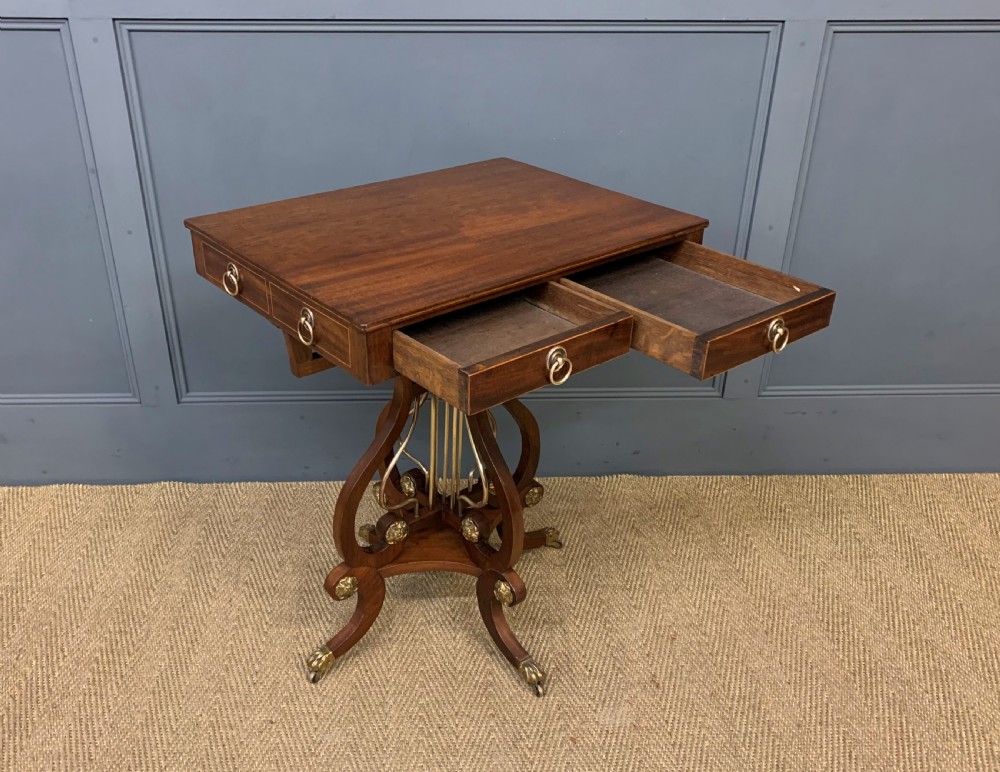 Mahogany Lamp Table View XIV