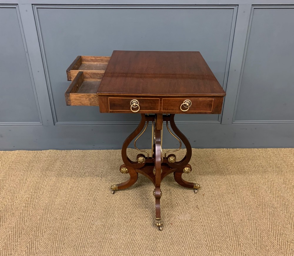 Mahogany Lamp Table View XV