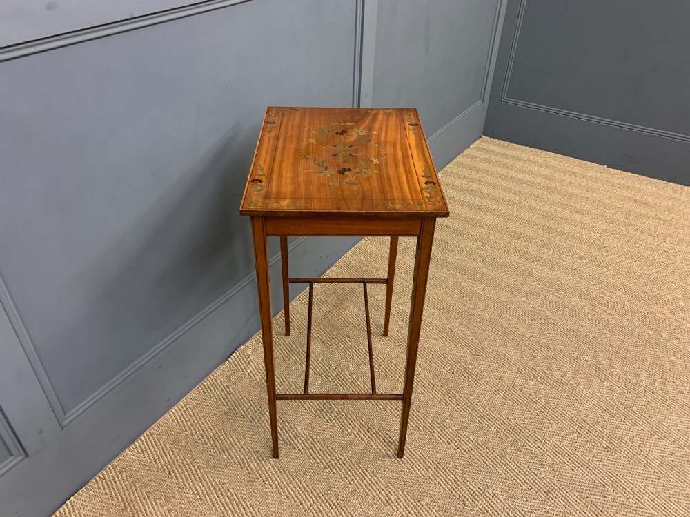 Inlaid Satinwood Occasional Table View IV