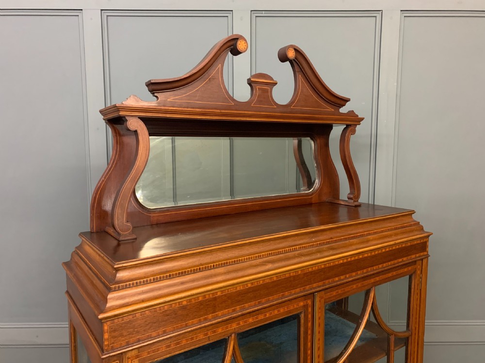 Inlaid Mahogany Edwardian Display Cabinet View III