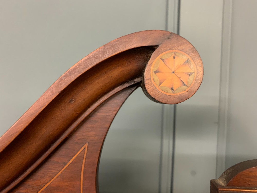 Inlaid Mahogany Edwardian Display Cabinet View V