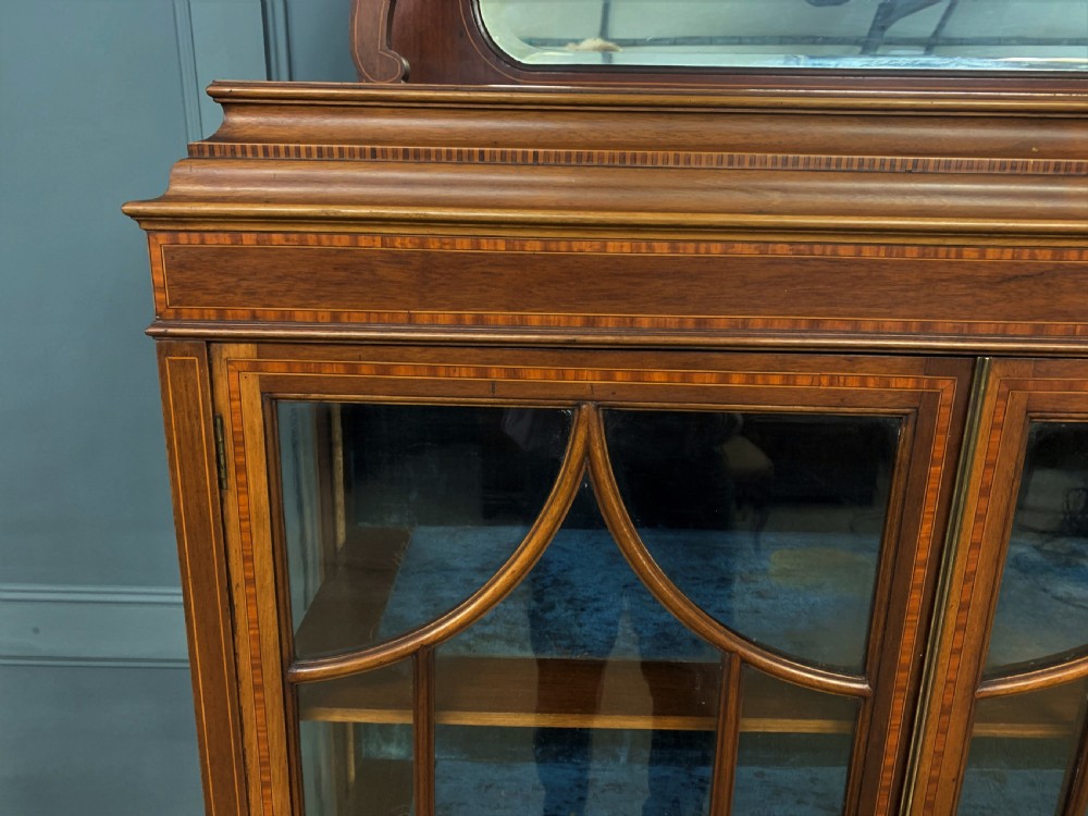 Inlaid Mahogany Edwardian Display Cabinet View IX